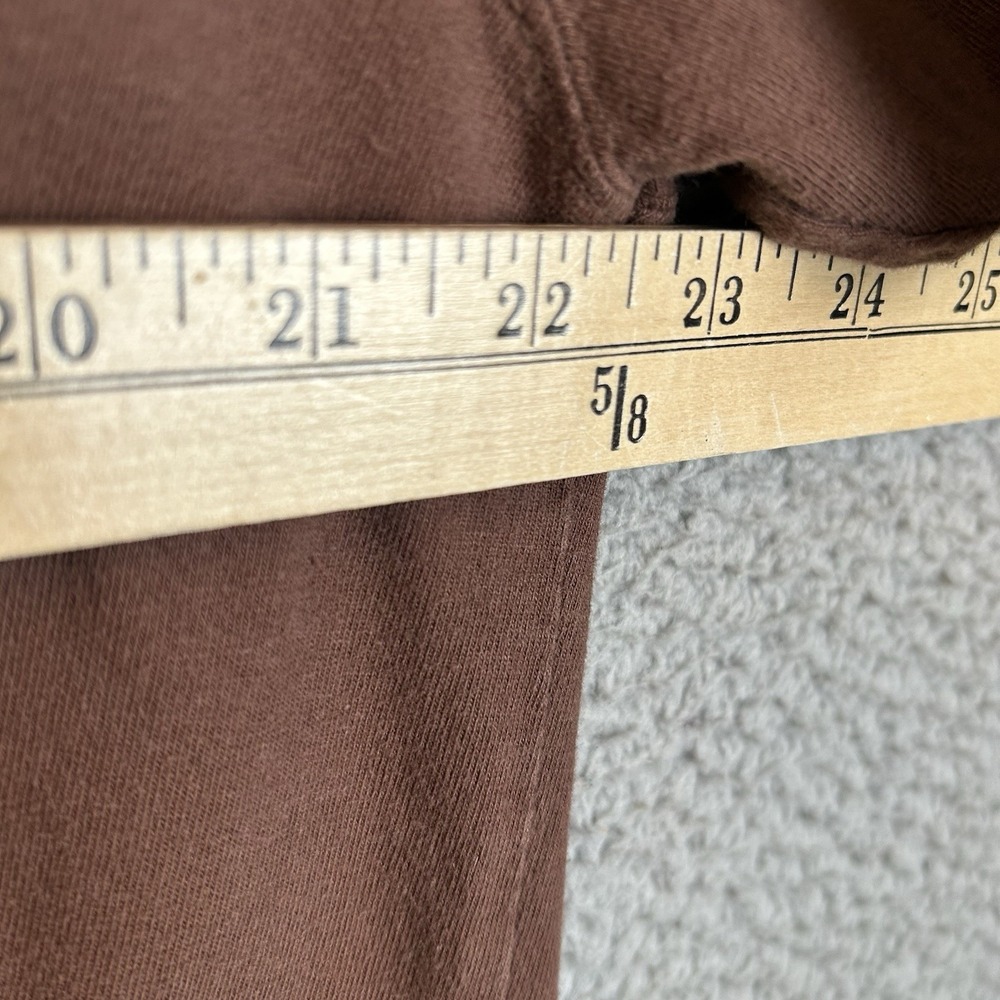 Vintage Route 66 T-Shirt Men's Large horizontal chest seam (Yoke Detail) Brown - Picture 3 of 5